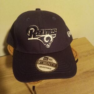 New Era Los Angeles Rams Adjustable Navy Baseball Cap ~ Free Shipping! ☆